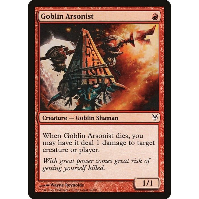 Magic: The Gathering Goblin Arsonist (042) Lightly Played