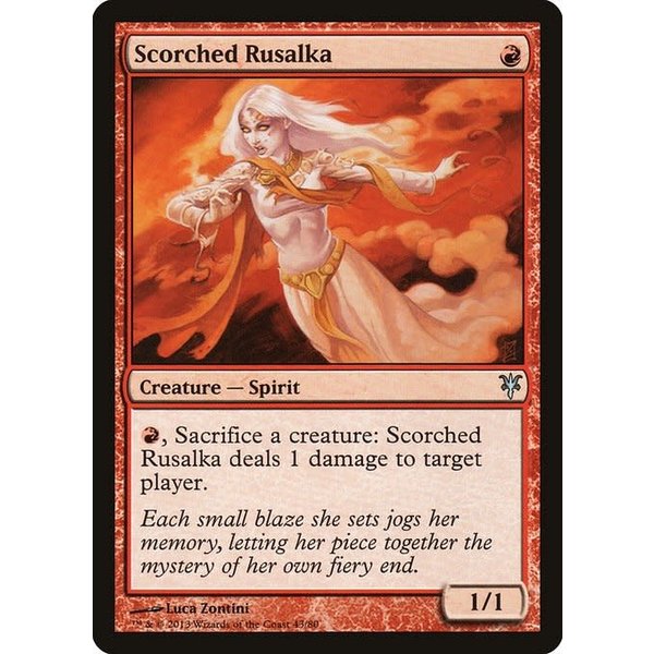 Magic: The Gathering Scorched Rusalka (043) Moderately Played