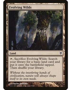 Magic: The Gathering Evolving Wilds (033) Moderately Played