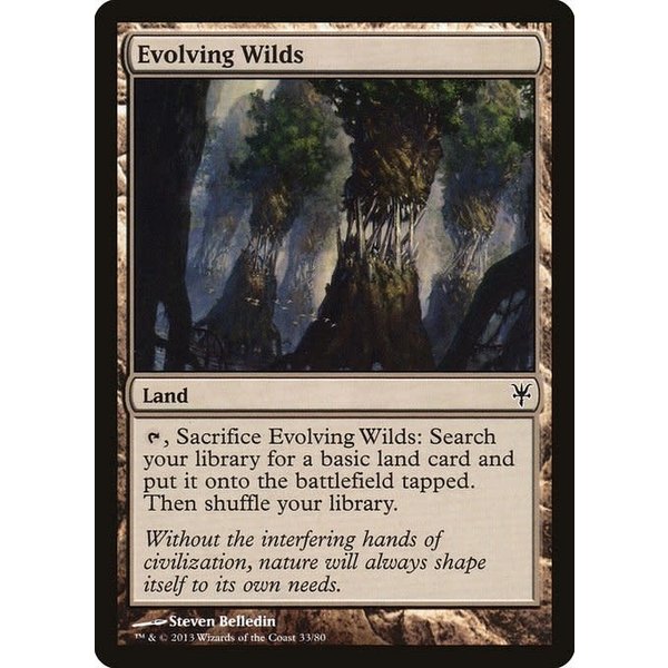 Magic: The Gathering Evolving Wilds (033) Moderately Played