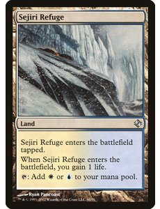 Magic: The Gathering Sejiri Refuge (036) Moderately Played