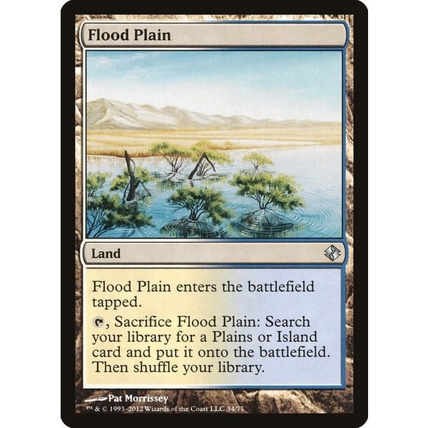 Magic: The Gathering Flood Plain (034) Lightly Played