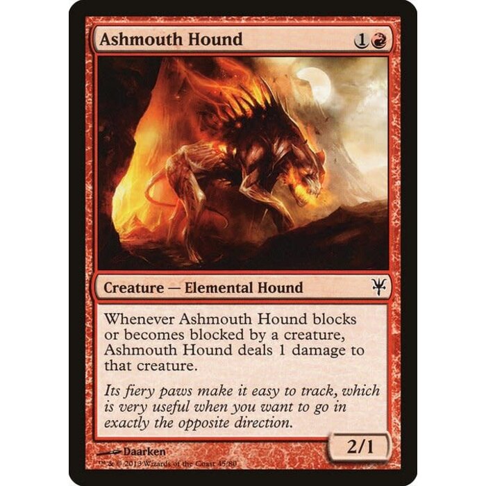 Magic: The Gathering Ashmouth Hound (045) Lightly Played