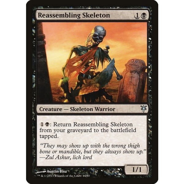 Magic: The Gathering Reassembling Skeleton (044) Moderately Played
