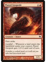 Magic: The Gathering Plated Geopede (045) Moderately Played
