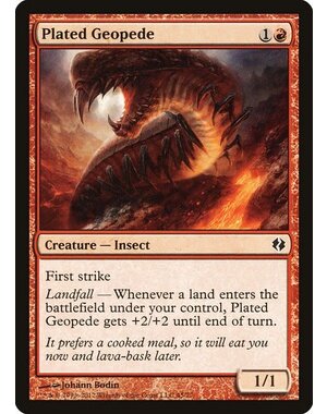 Magic: The Gathering Plated Geopede (045) Moderately Played