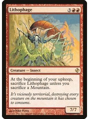 Magic: The Gathering Lithophage (057) Moderately Played