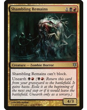 Magic: The Gathering Shambling Remains (048) Moderately Played