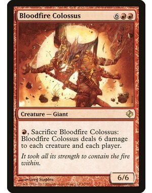 Magic: The Gathering Bloodfire Colossus (062) Moderately Played