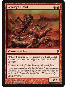 Magic: The Gathering Scourge Devil (055) Moderately Played