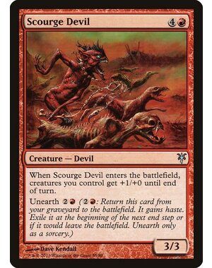Magic: The Gathering Scourge Devil (055) Moderately Played