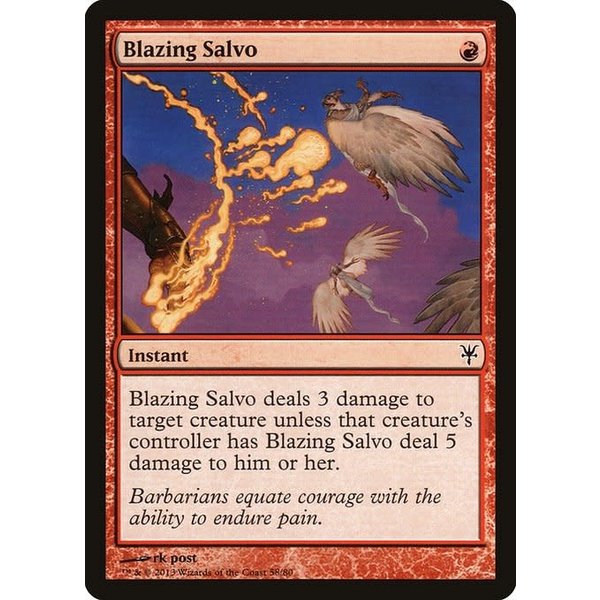 Magic: The Gathering Blazing Salvo (058) Lightly Played