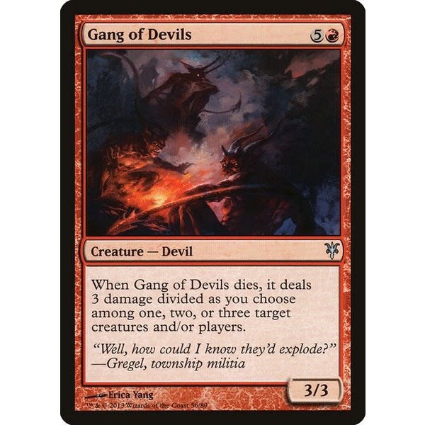 Magic: The Gathering Gang of Devils (056) Lightly Played