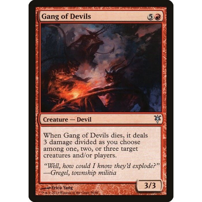 Magic: The Gathering Gang of Devils (056) Moderately Played