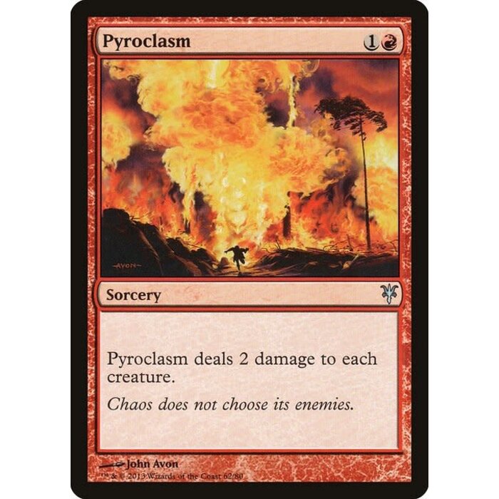 Magic: The Gathering Pyroclasm (062) Moderately Played