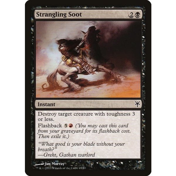 Magic: The Gathering Strangling Soot (065) Lightly Played