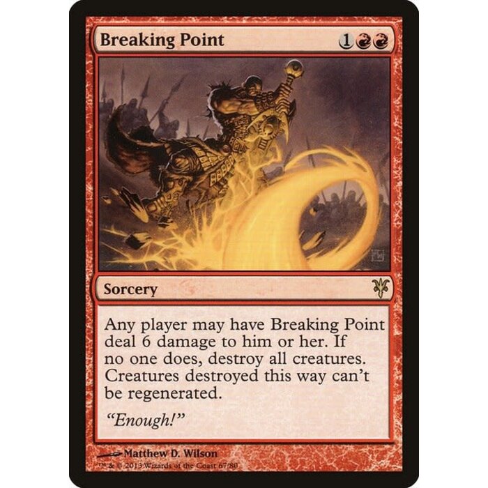 Magic: The Gathering Breaking Point (067) Moderately Played