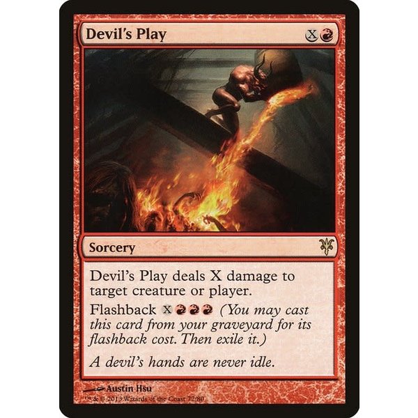 Magic: The Gathering Devil's Play (072) Lightly Played