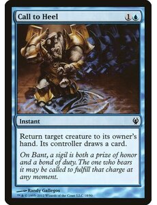 Magic: The Gathering Call to Heel (018) Lightly Played