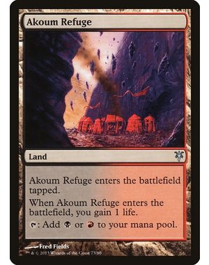 Magic: The Gathering Akoum Refuge (073) Lightly Played