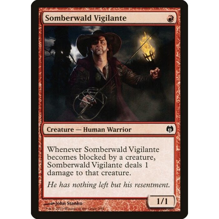 Magic: The Gathering Somberwald Vigilante (002) Lightly Played