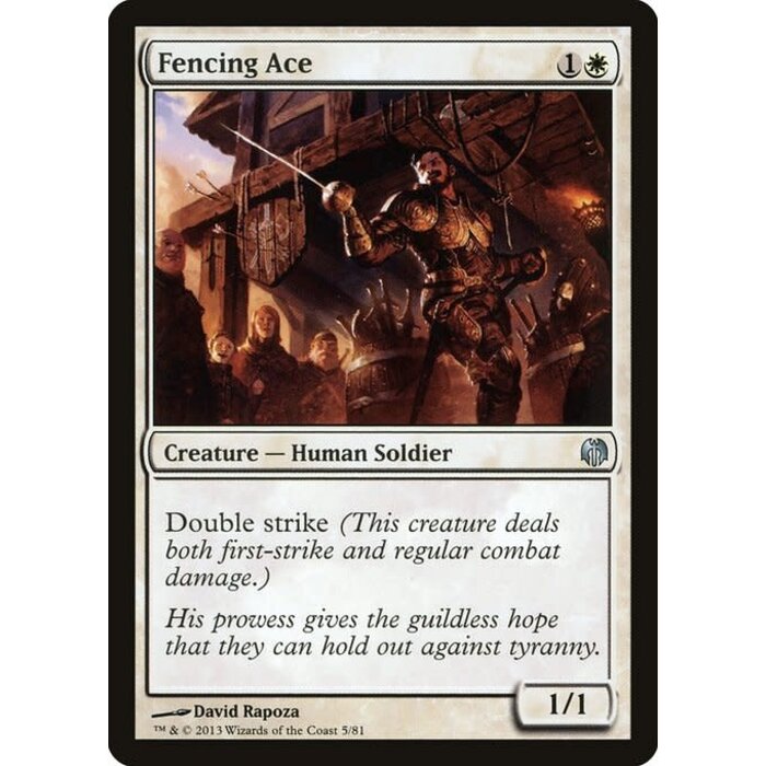 Magic: The Gathering Fencing Ace (005) Moderately Played