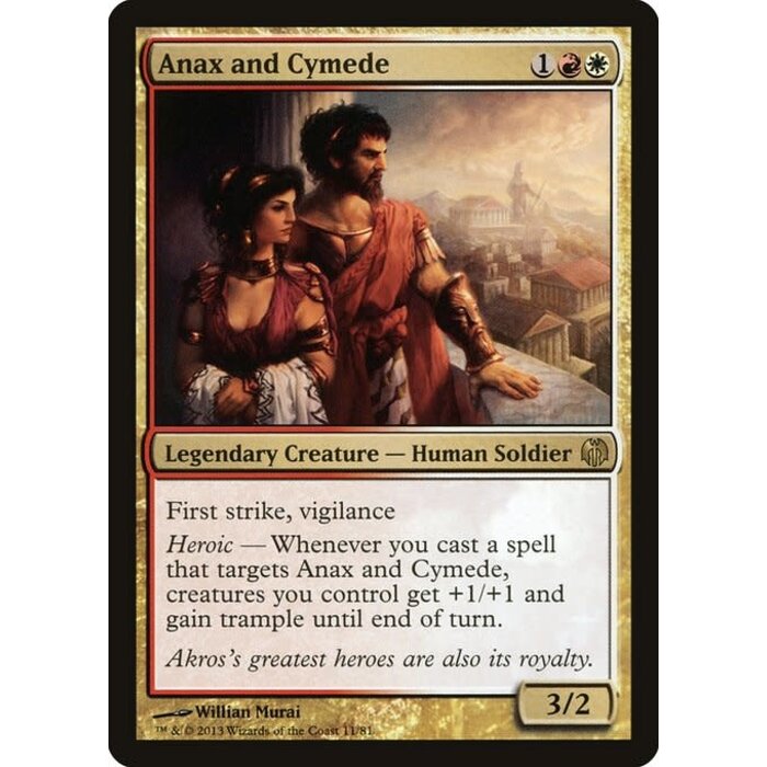 Magic: The Gathering Anax and Cymede (011) Lightly Played