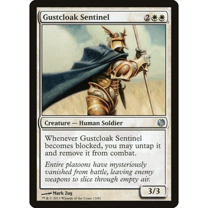 Magic: The Gathering Gustcloak Sentinel (013) Moderately Played