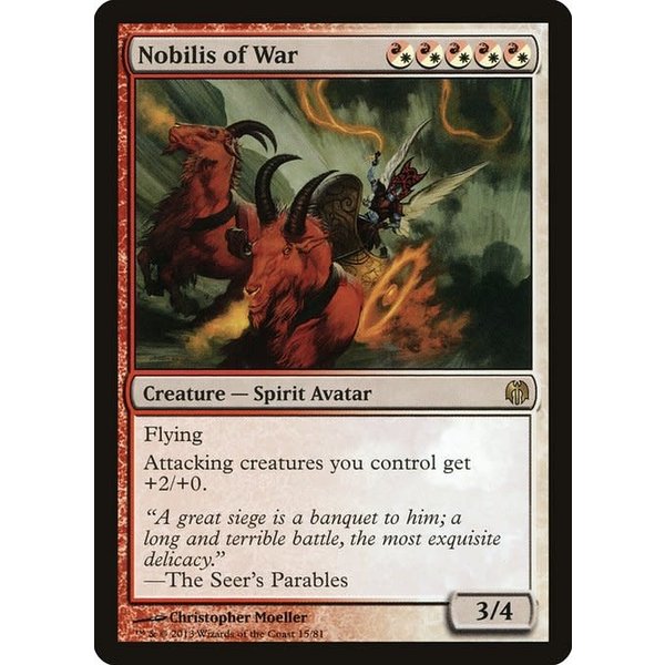Magic: The Gathering Nobilis of War (015) Lightly Played