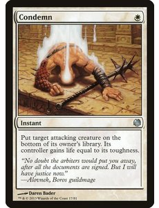 Magic: The Gathering Condemn (017) Lightly Played