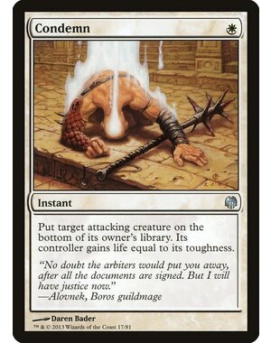 Magic: The Gathering Condemn (017) Moderately Played