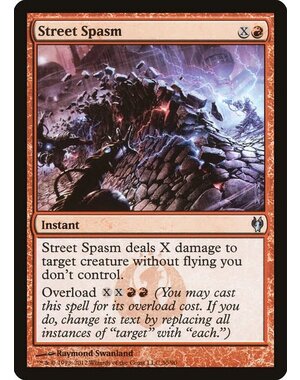 Magic: The Gathering Street Spasm (030) Moderately Played