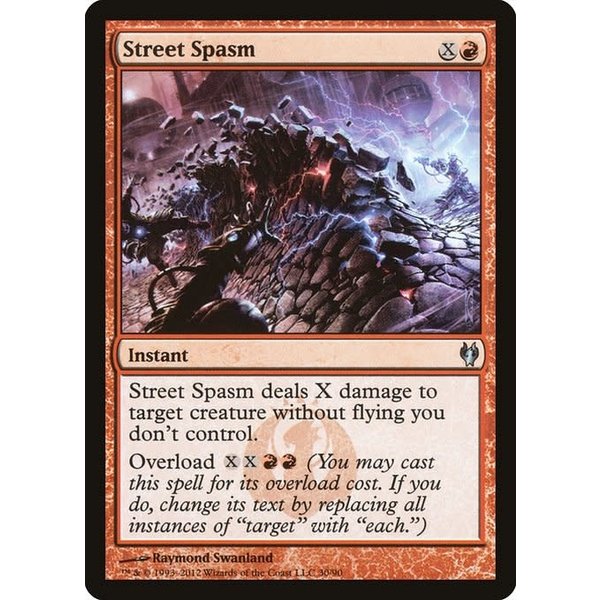 Magic: The Gathering Street Spasm (030) Moderately Played