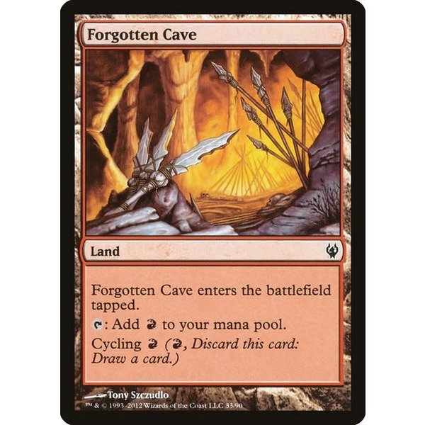 Magic: The Gathering Forgotten Cave (033) Moderately Played