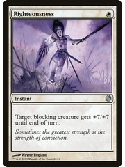 Magic: The Gathering Righteousness (020) Moderately Played