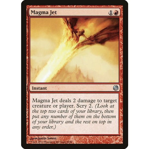 Magic: The Gathering Magma Jet (022) Lightly Played