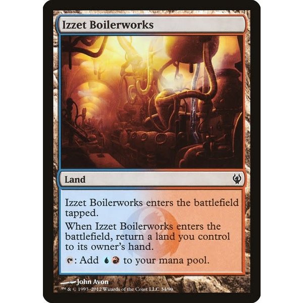 Magic: The Gathering Izzet Boilerworks (034) Lightly Played