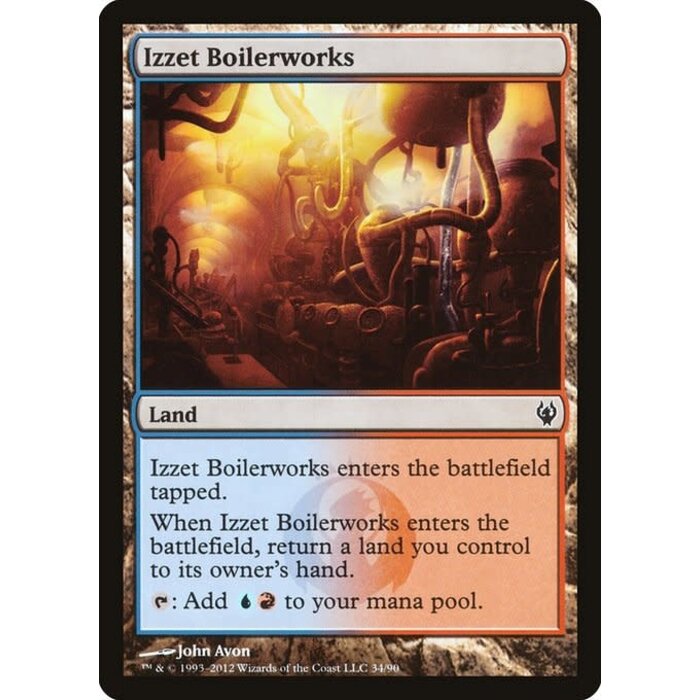 Magic: The Gathering Izzet Boilerworks (034) Lightly Played