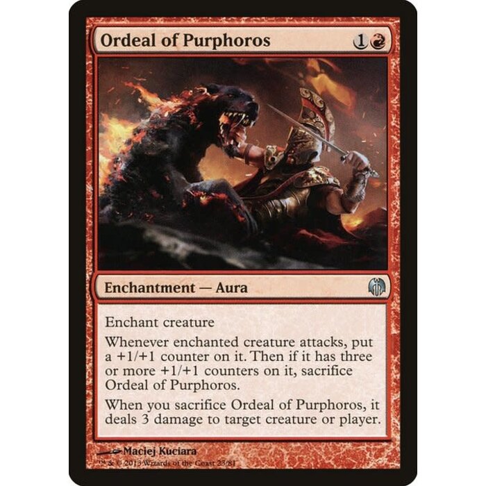 Magic: The Gathering Ordeal of Purphoros (023) Lightly Played