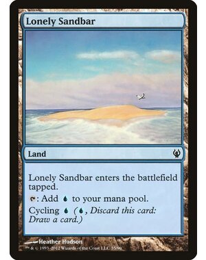 Magic: The Gathering Lonely Sandbar (035) Moderately Played