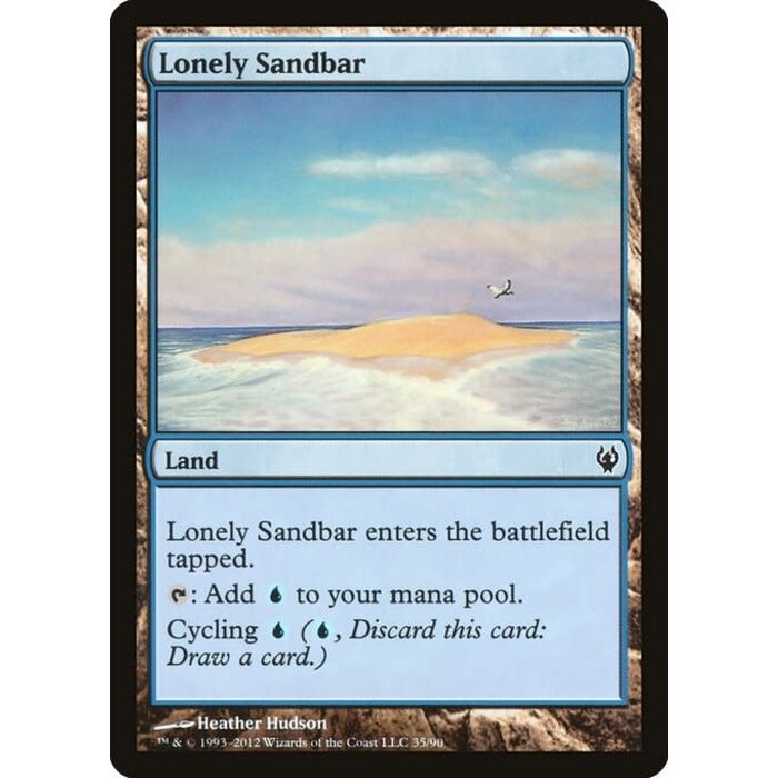 Magic: The Gathering Lonely Sandbar (035) Moderately Played