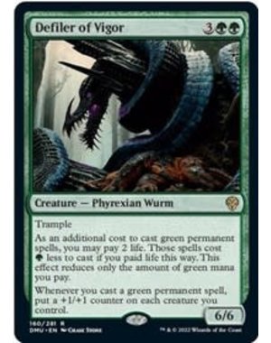 Magic: The Gathering Defiler of Vigor (160) Lightly Played