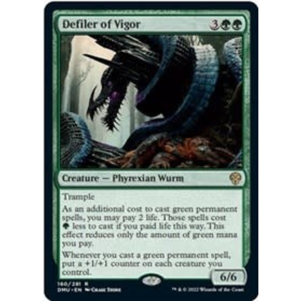 Magic: The Gathering Defiler of Vigor (160) Lightly Played