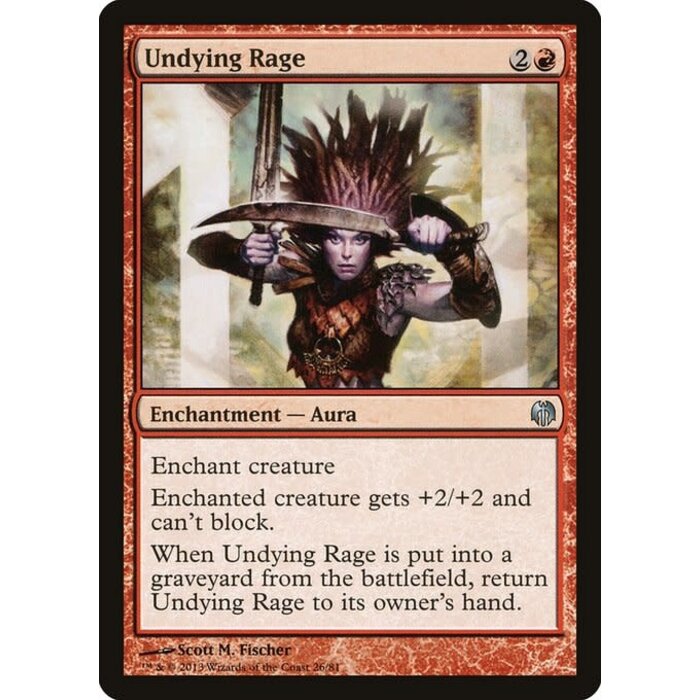 Magic: The Gathering Undying Rage (026) Moderately Played