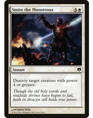 Magic: The Gathering Smite the Monstrous (029) Lightly Played