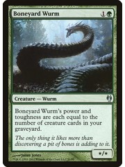 Magic: The Gathering Boneyard Wurm (051) Lightly Played