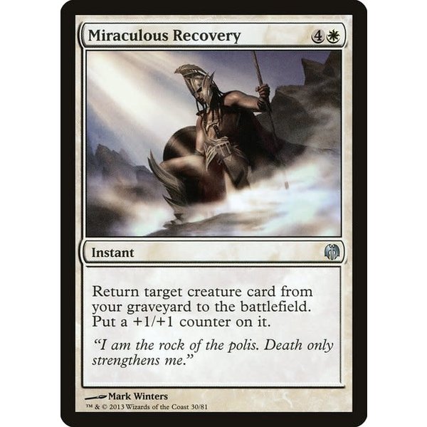 Magic: The Gathering Miraculous Recovery (030) Moderately Played