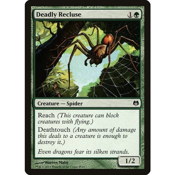 Magic: The Gathering Deadly Recluse (045) Lightly Played