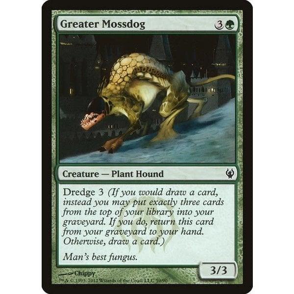 Magic: The Gathering Greater Mossdog (059) Lightly Played