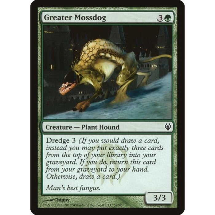 Magic: The Gathering Greater Mossdog (059) Lightly Played